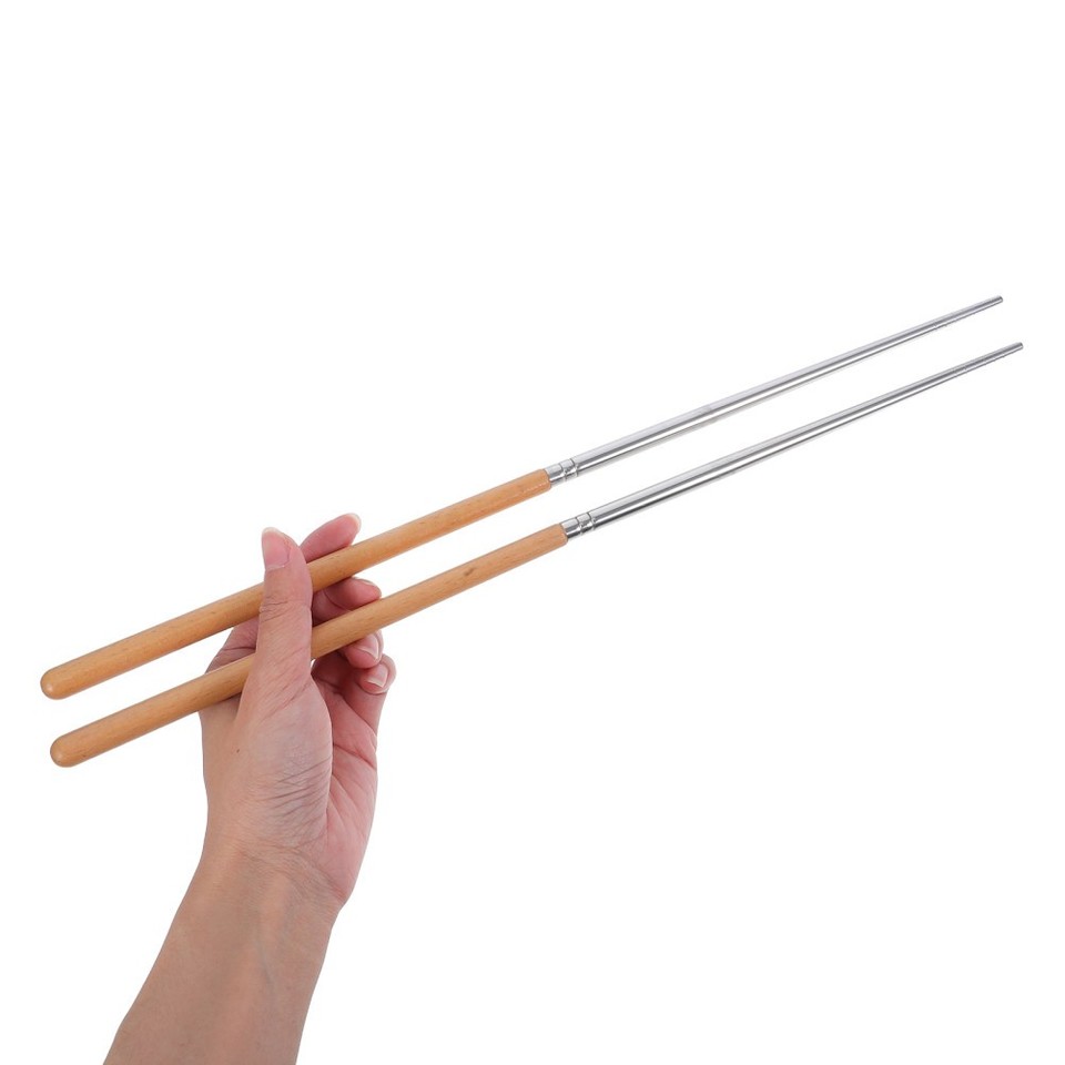 MontoPack 100 Stück Einweg-Essstäbchen Aus Bambus – Einzeln Verpackt, Splitterfrei, 21 Cm (für Sushi, Nudeln, Asiatische Gerichte)