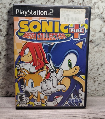 Sonic Mega Collection Plus Black Label PS2 PlayStation 2 Complete CIB Hedgehog