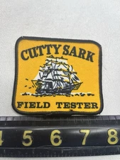 Vintage Ship Logo CUTTY SARK FIELD TESTER Whiskey Patch T073