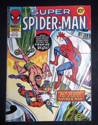 Super Spider-Man #278 Bronze Age Marvel UK Comics F