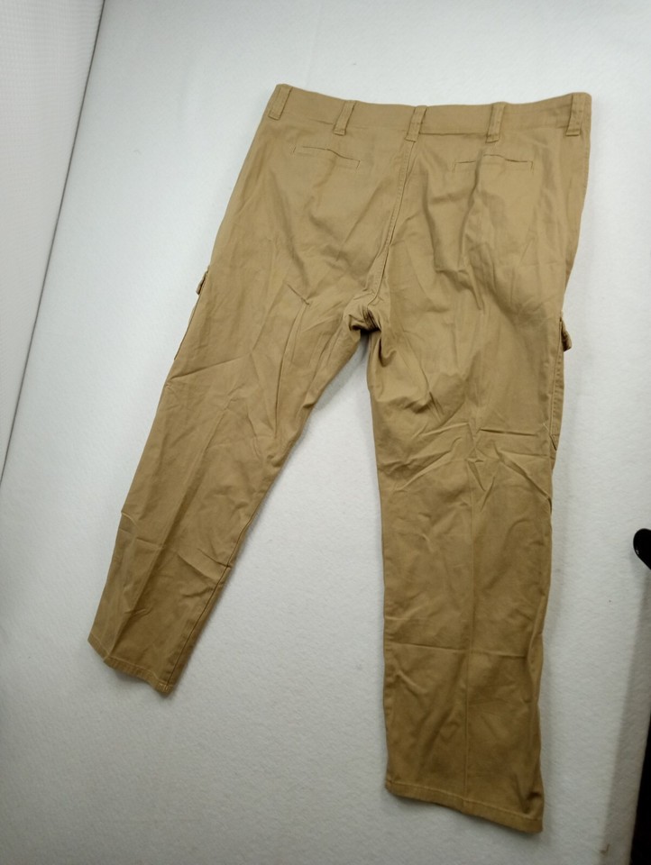 Wrangler Cargo khaki Pants 44x30 Mens New Work Wear Hiking eBay