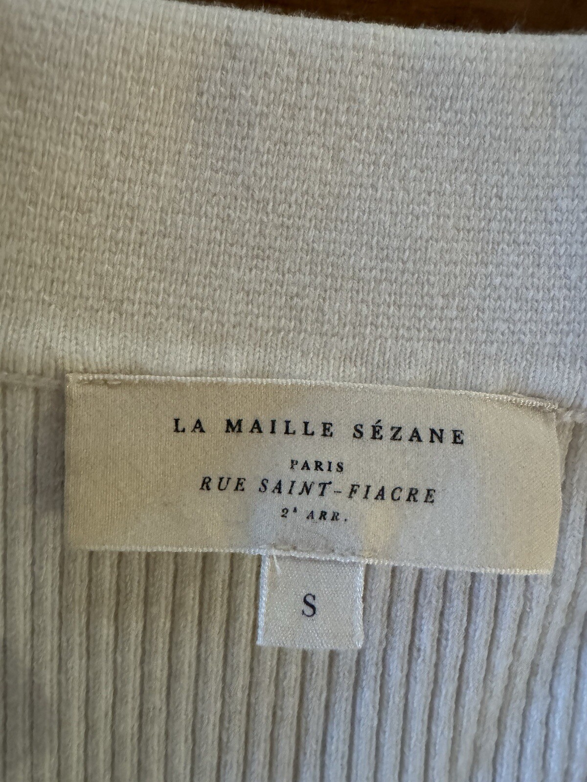 Brand New Sezane Eloy Jumper Ecru Small, Sold Out image 5