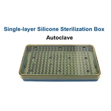 Silicone Sterilization Tray Case For Holding Instrument Disinfection Box Size-S