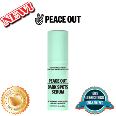 Peace Out Dark Spots Brightening Serum Good For Dark Spots, Free Shipping (1 oz)