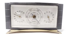 Vintage 1950s Airguide Barometer with Temperature and Humidity Gauges