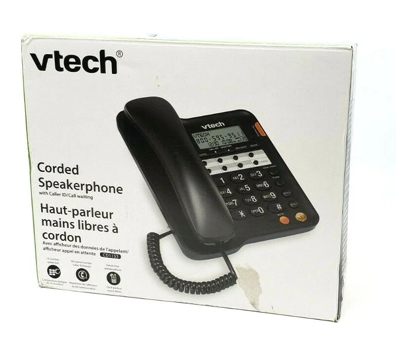 Vtech CD1153 Corded Speaker Telephone with Caller ID/ Call Waiting ™ - Image 3 of 4