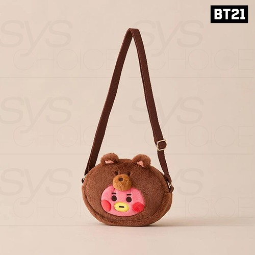 BTS BT21 Official Authentic Goods BABY CROSSBODY BAG FLUFFY + Tracking Number - Picture 7 of 18