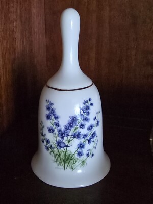 Vintage 1988 The Summit Collection Floral Bell
