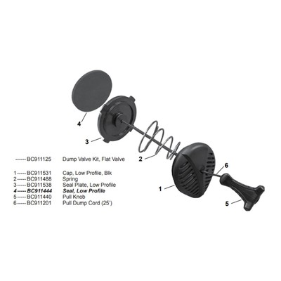 SF-1 TopDeal: AquaLung Schnellablass / Überdruckventil Kit low profile