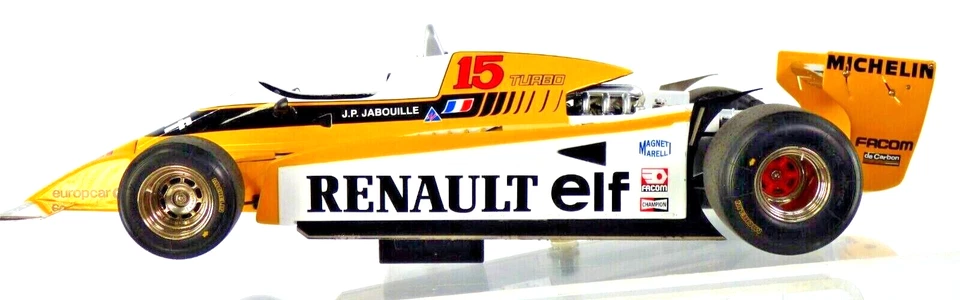 Coche modelo de juguete Exoto Elf Renault RE 20 Turbo Jabouille raro 1:18 Fórmula F1 1979 Foto 4 de 4