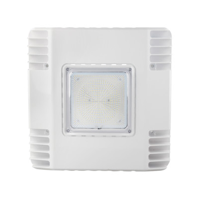 150W Gas Station LED Canopy Light 5700K 400W MH/HPS Equiv Surface Mount Fixture