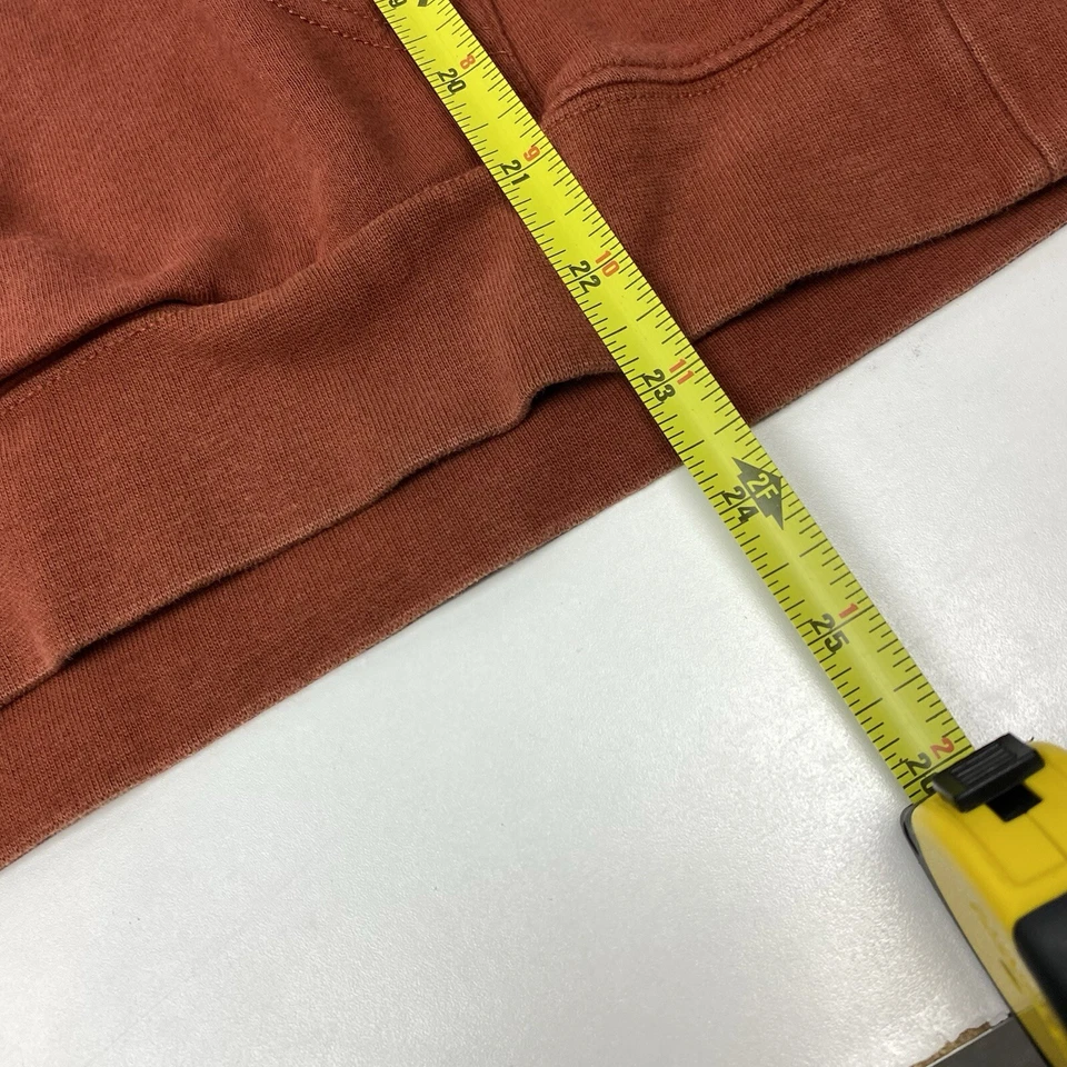 Мужская толстовка с капюшоном Hurley маленький оранжевый карман клетчатая - Изображение 3 из 4