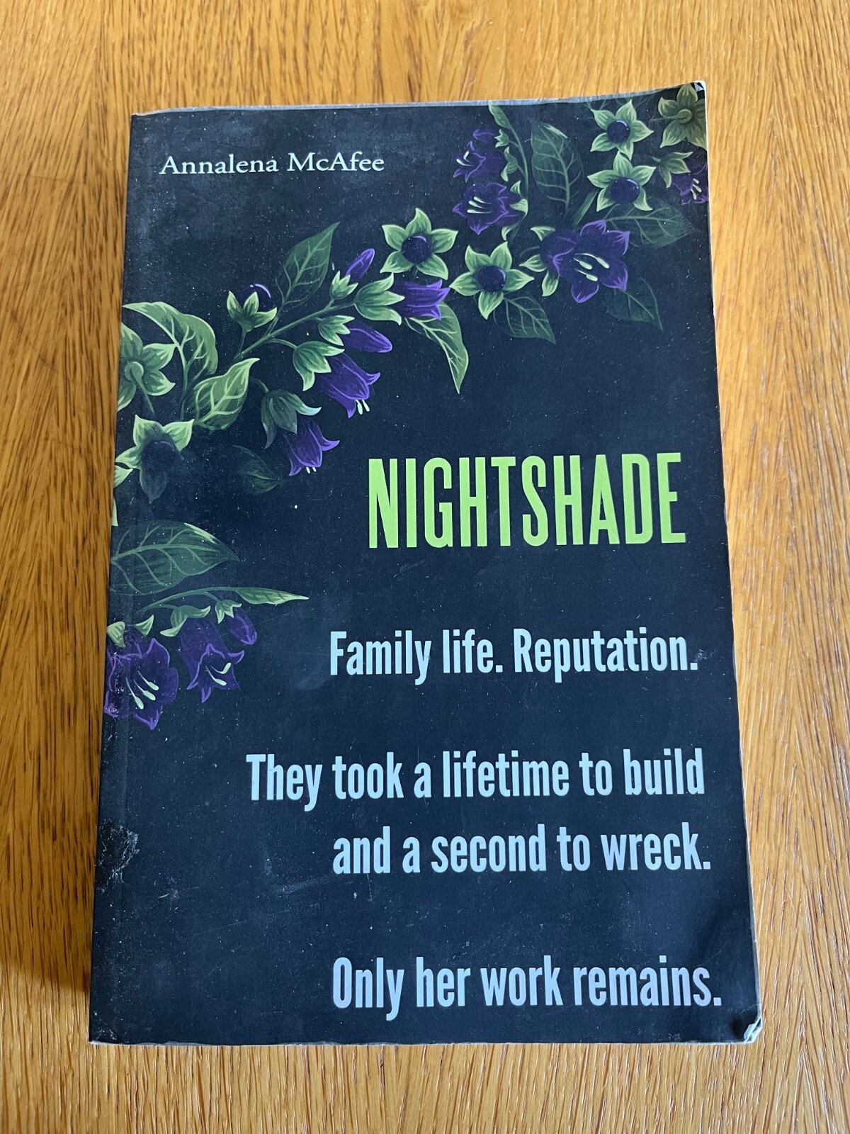 NIGHTSHADE by ANNALENA MCAFEE - HARVILL SECKER - 2020 - *PROOF*