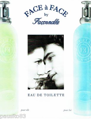 REKLAME WERBUNG 116 1996 Formbares Eau de Toilette Face to Face