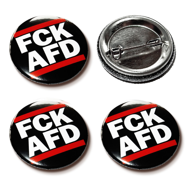 3x Buttons im Set: FCK NZS/FCK AFD/FGHT NZS