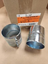 BRIDGEPORT-247,  3 INCH SET SCREW COUPLING EMT,IMC,RIGID BOX OF 10 NEW