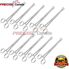 12-Pennington Forceps 6" Mini Un slotted Body Piercing Tool for Tonge,Nose,Belly