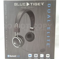 Blue Tiger Dual Elite Bluetooth Wireless Headset Pro Trucker Cell Phone Over on sale Blue Tiger Dual Elite Bluetooth Wireless Headset Pro Trucker Cell Phone Over on sale