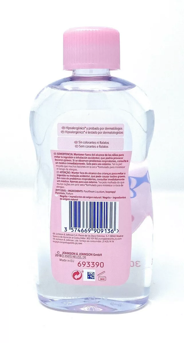 Johnson baby oil made cheap from