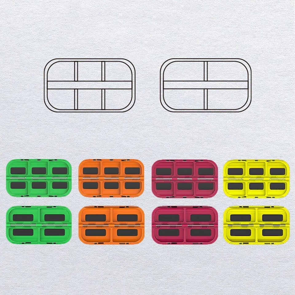 Sturdy ABS Fishing Hook Box Tackle Storage Case with