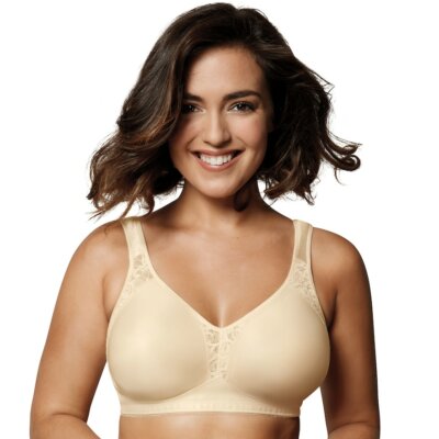 Playtex Bra 18 Hrs Seamless Comfort Flex Full-Fig. Lt. Beige 4395 Sz.42B,44B