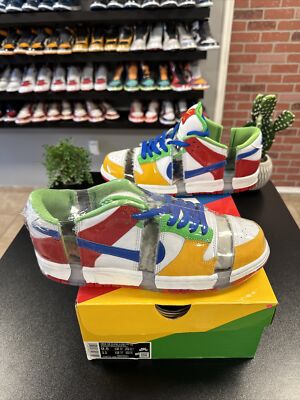 Nike Dunk Low SB x eBay Sandy Bodecker FD8777-100 Size 9.5 Brand New