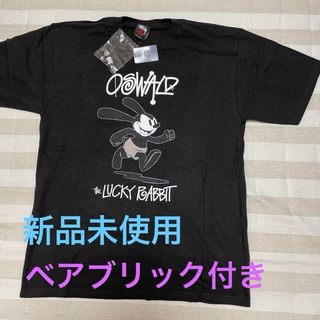 Stussy Oswald the Lucky Rabbit Tシャツ 黒M STUSSY × Disney collaboration T-shirt Black OSWALD with