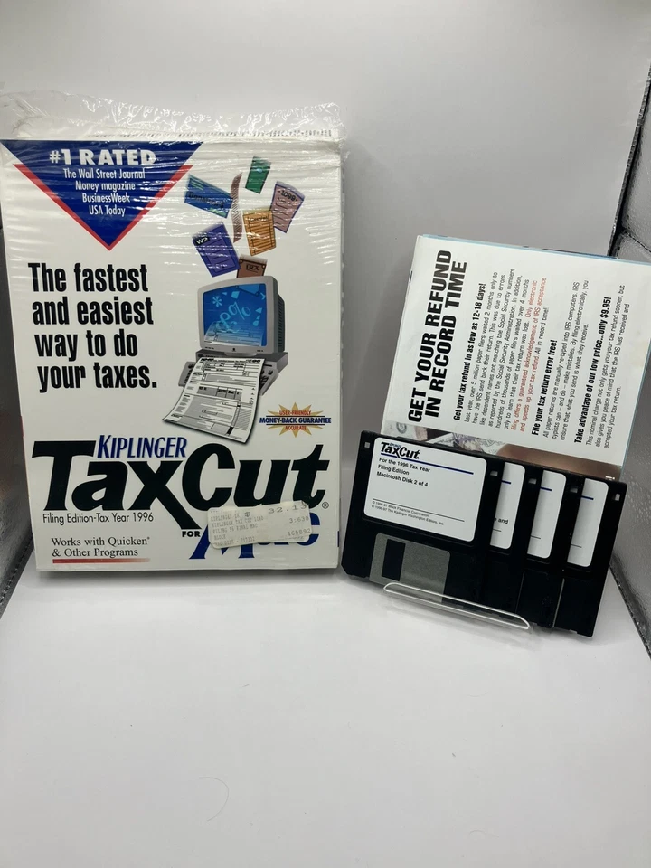 Kiplinger Tax Cut Filing Edition Tax Cut 1996 - Image 3 of 4