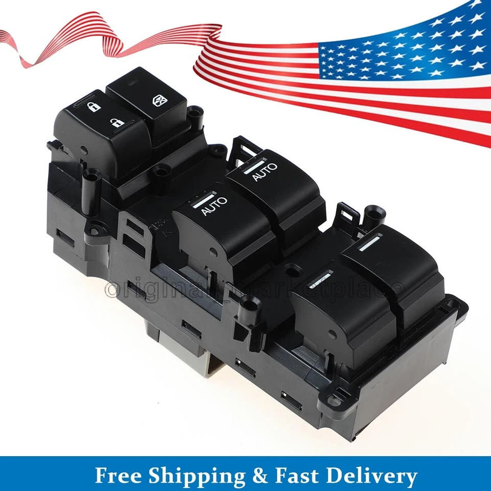 Interruptor de porta janela 35750-TL2-A12 Master Power frente esquerda serve para Acura TSX TL - Imagem 3 de 4