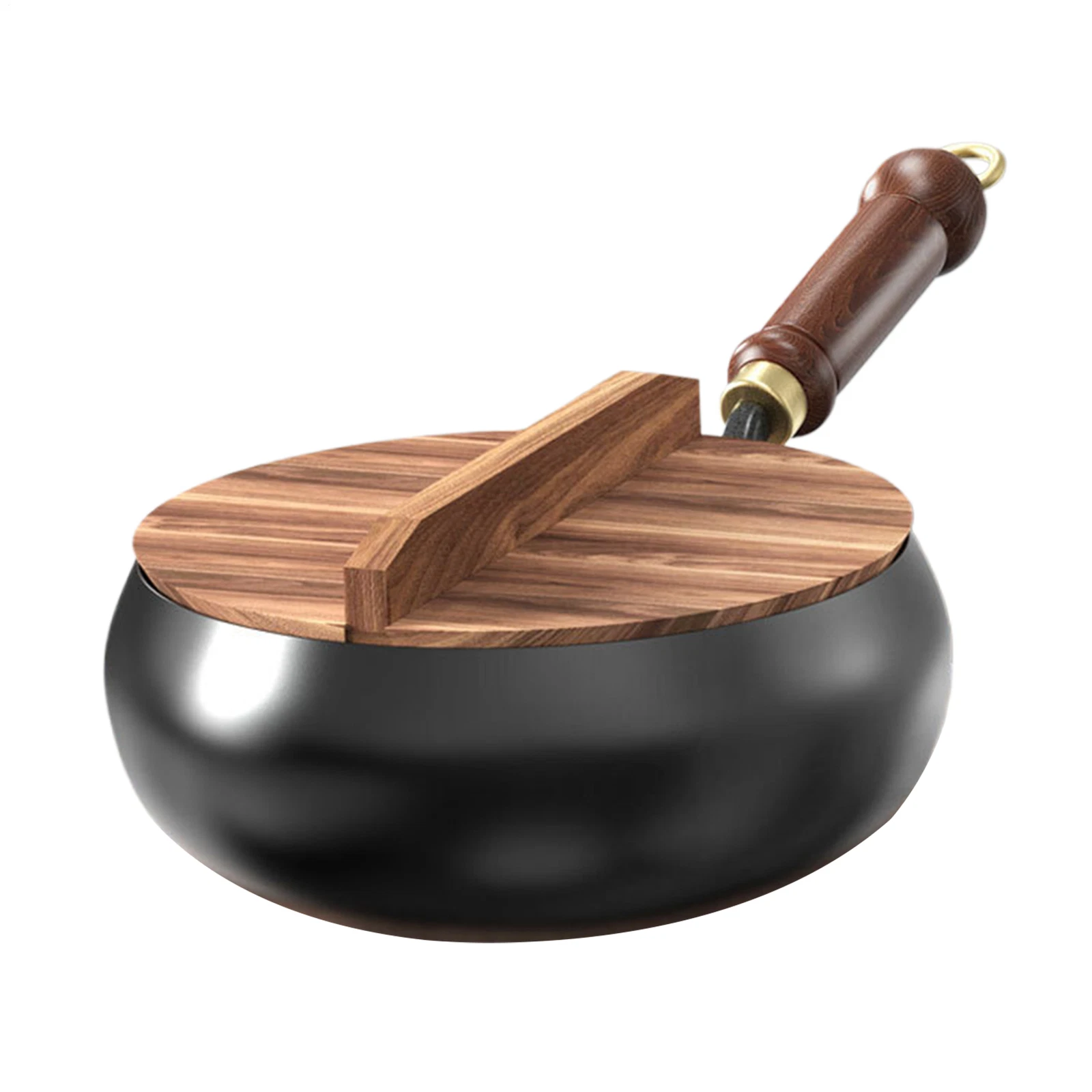 24cm Iron Pots Cooking Hand-Forged Wok Pan Non Stick With Anti-Scalding Handle
Opens in a new window
