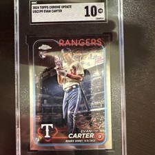 2023 Topps Chrome Update - Evan Carter (RC) #USC199 SGC 10