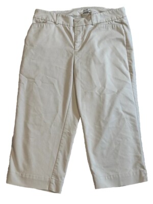 Dockers womens cropped khaki mid rise curvy pants Size 10