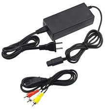 AC Adapter Power Supply & AV Cable Cord For Nintendo GameCube New GC Charger