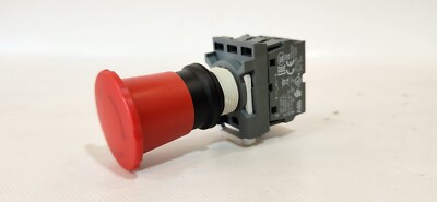 New Banner 8-LM2T-B6644 Emergency Stop Push Button with Contacts, 40mm, 69691