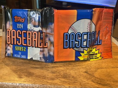 1994 TOPPS SERIES 2 JUMBO PACK 56 CARDS 5 GOLD CARDS PER PACK | eBay