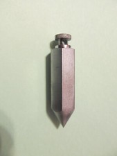 EMPIRE #908 SOLID PLATED STEEL 8 OZ. HEXAGON CONE PLUMB BOB