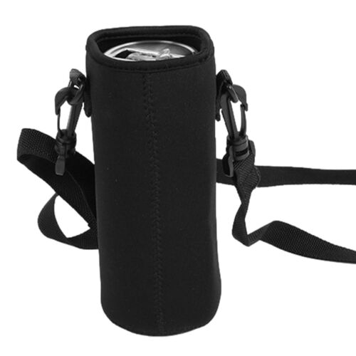 Water Bottle Sling Holder Bag Insulated Water Jug Pouch Sleeve Carrier w/ Strap
