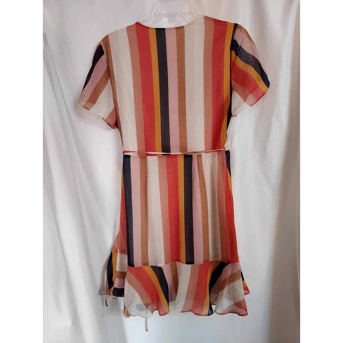 All in Favor striped lined Dress eBay