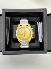 Swatch Mission To The Sun Yellow Watch - SO33J100
