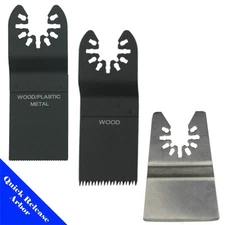 3 Blade Oscillating Multi Tool Wood  l Work DIY Universal Fit