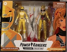Power Rangers Lightning Collection Mighty Morphin Yellow Ranger and Scorpina NEW