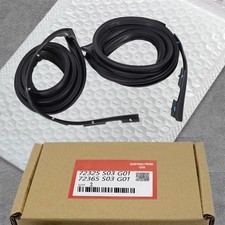 2pcs Door Sub Seal Strip Weatherstrips Black For 1996-00 Honda Civic Us Version 2pcs Door Sub Seal Strip Weatherstrips Black For 1996-00 Honda Civic Us Version