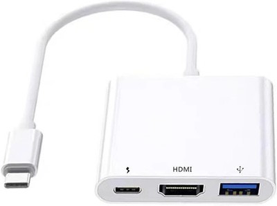 USB C to HDMI Multiport Adapter with 4K Output and Fast Charging Port