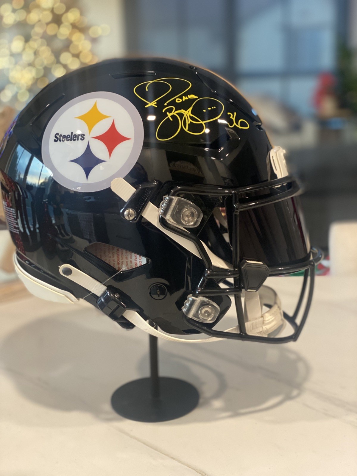 Jerome Bettis Autographed Signed Pittsburgh Steelers Pittsburg Steelers Full Size Speedflex 