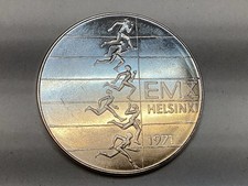 Finnland 10 Markkaa Silber,Leichtathletik- Europameisterschaften 1971 Helsinki