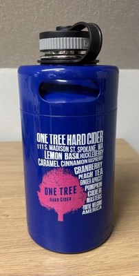 One Tree Hard Cider Stainless Steel Growler Spokane WA Excellent Condition