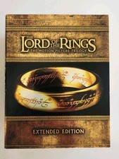 LOTR The Lord of the Rings - Trilogy Blu Ray - Extended Edition Gold Box set