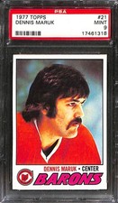 1977 TOPPS #21 DENNIS MARUK PSA 9 Mint 17461318 
