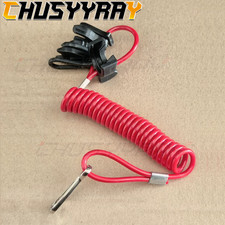 Boat Outboard Engine Motor Kill Stop Switch Safety Tether Lanyard for Yamaha