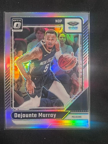 2024-25 Panini Donruss Optic Dejounte Murray Silver Holo Prizm #48 Pelicans